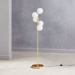 Floor Lamp Gold&White