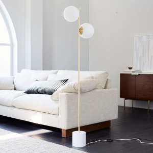 floor lamp  Gold&White