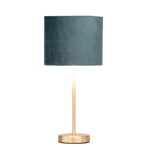 Table Lamp - Gold & Turquoise