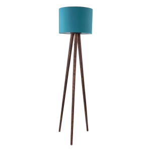 Floor Lamp Brown&Turquoise