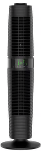 Tornado Tower Fan with Remote Control, Black - TTF-45/360