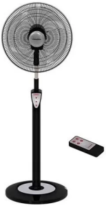 Tornado EFS-95R Stand Fan with Remote, Black