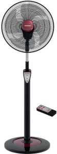 Tornado EFS-95RB Stand Fan with Remote Control, 18 Inch - Black