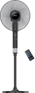 Tornado Stand Fan with Remote Control, 16 Inch, Black - EFS-360/903G