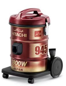 HITACHI Pail Can Vacuum Cleaner 1800 Watt, Cloth Filter,  CV-945Y