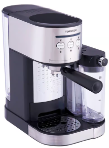Tornado Automatic Coffee Machine, 15 Bar, Black and Stainless - TCM-14125