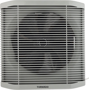 Tornado Bathroom Ventilating Fan, 25cm, Grey/Black - TVS-25BG