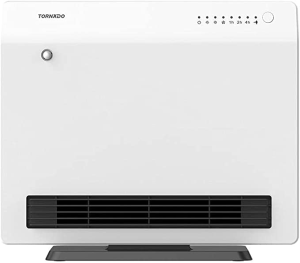 TORNADO Electric Ceramic Heater 1500 Watt For 12 Meter In White Color With Remote Control TPH-1500W