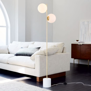 floor lamp  Gold&White