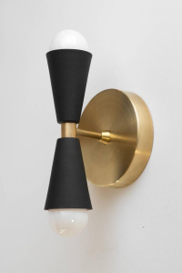 Wall Sconce Black&Gold